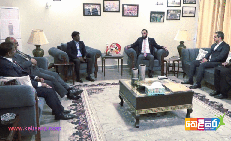 පකිස්තානු ​ෆෙඩරල් අමාත්‍ය අතාවුල්ලා තාරාර් සහ ක්‍රීඩා නියෝජ්‍ය අමාත්‍යවරයා අතර හමුවක්….