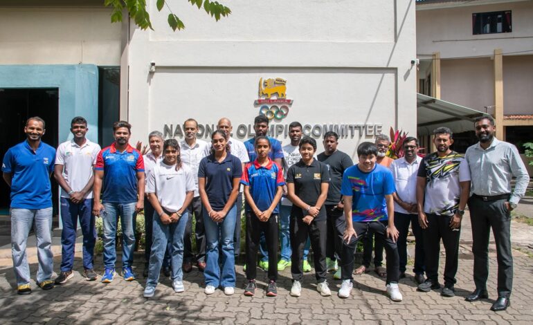 NOC Sri Lanka Briefs Olympic Solidarity Scholarship Holders on LA 2028 Programme