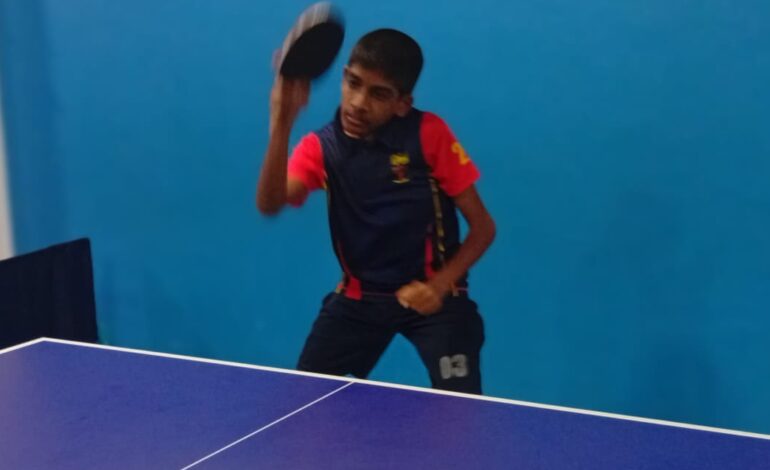 Mast. D.L.Madew Dehigahawatta, a talented table tennis player, has been selected to represent Sri Lanka at the Dubai 2025 Asian Youth Para Games