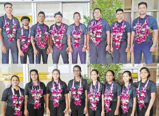 ලෝක කැරම් කණ්ඩායම් පිරිමි අනුශූරතාව ශ්‍රී ලංකාවට. ශ්‍රී ලංකා ක්‍රීඩිකාවන්ට තෙවැනි ස්ථානය.