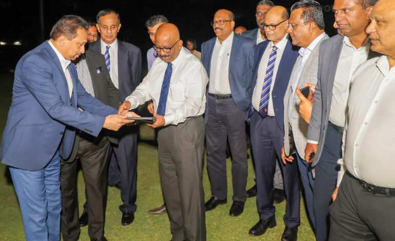 Historic Inauguration of Floodlights at Sinhalese Sports Club