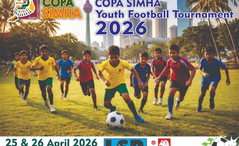 COPA SIMHA ජාත්‍යන්තර යෞවන පාපන්දු තරඟාවලිය LSR සත්කාරකත්වයෙන් ශ්‍රී ලංකාවට හඳුන්වා දෙයි