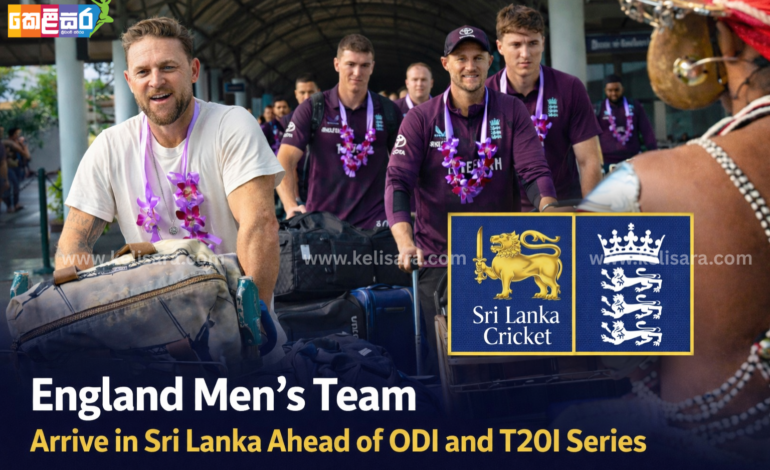 England Men’s Team Arrive in Sri Lanka Ahead of ODI and T20I Series