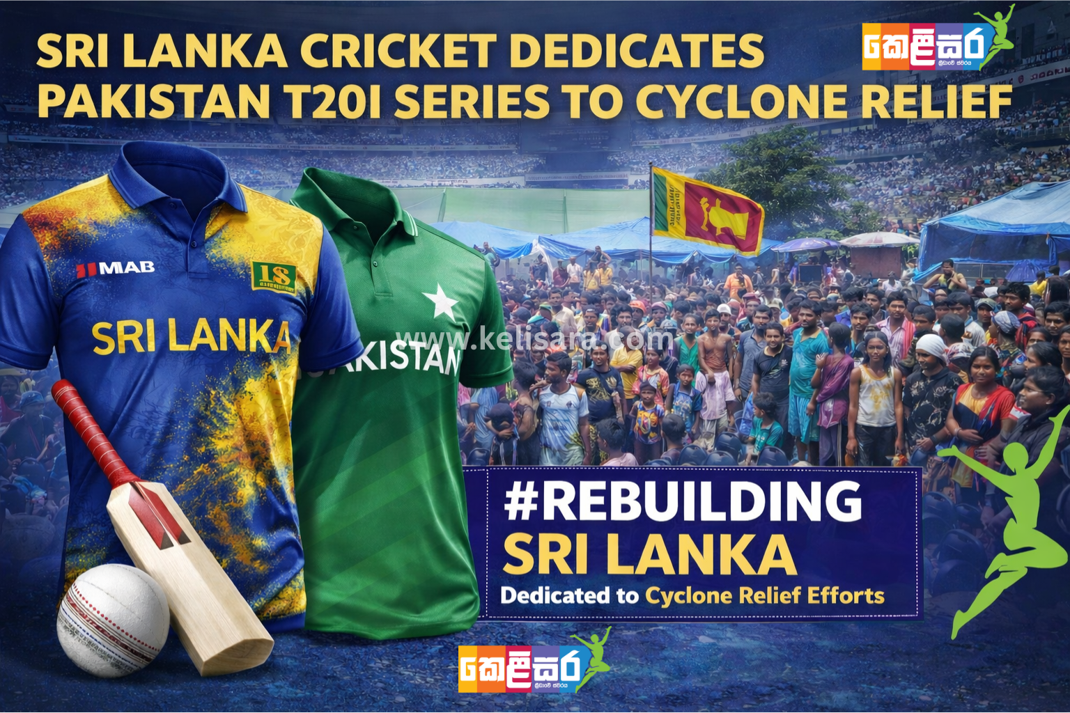 Sri Lanka Cricket Dedicates Pakistan T20I Series to Cyclone Relief
