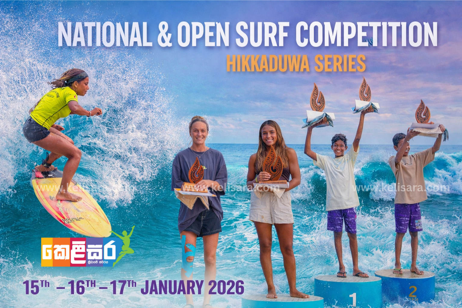 National and Open Surf Competition – Hikaduwa Series