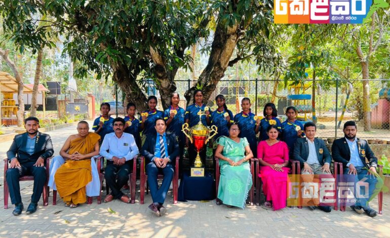 සමස්ථ ලංකා පාසල් ජ්‍යෙෂ්ඨ කරාතේ බාලිකා සමස්ත ශූරතාව අඩු පහසුකම් සහිත ඉබ්බාගමුව, උදන්විට මහ විදු හල් ක්‍රීඩිකාවන්ට.