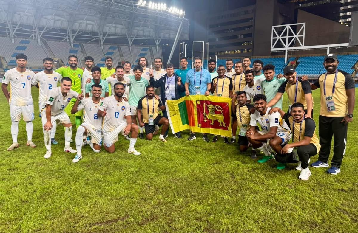 Sri Lanka Climbs Three Places in FIFA Rankings After 3-1 Win Over Chinese Taipei