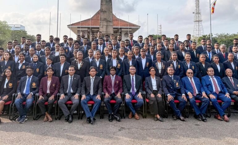 Team Sri Lanka for the 6th Asian Beach Games officially unveiled