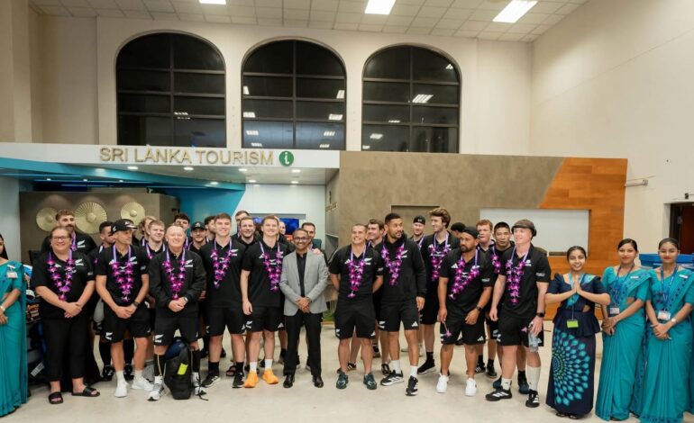 New Zealand Under-85kg Rugby Team Arrives in Sri Lanka for Two-Match Series