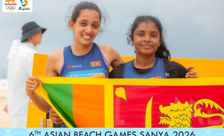 Sri Lanka Clinches Double Podium Finish in Women’s Long Jump at Sanya 2026