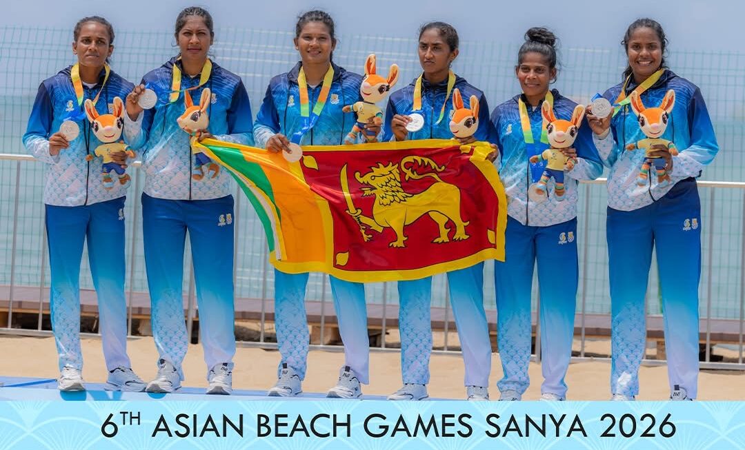 Sri Lanka Women’s Kabaddi Team Clinches Historic Silver at 6th Asian Beach Games