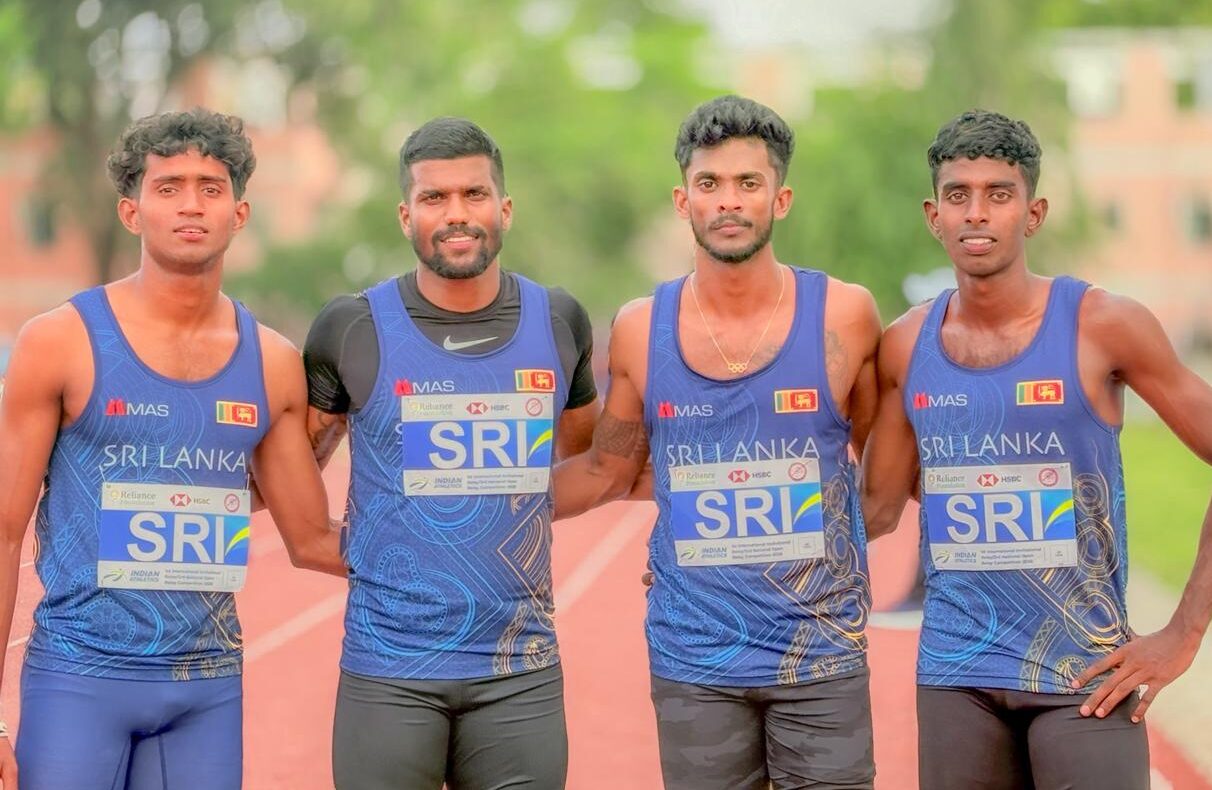 Sri Lanka’s Men’s 4x400m relay team has qualified for the World Athletics Relays to be held in Gaborone, Botswana