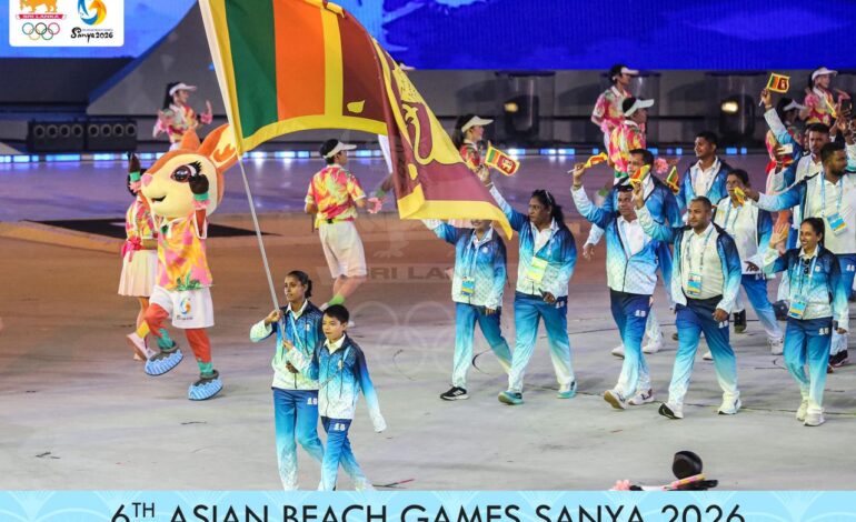 Sanya 2026 Officially Opens with Sri Lanka Joining Opening Ceremony Parade