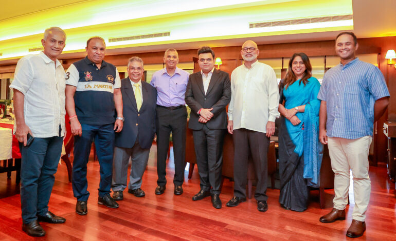 ICC Chairman and BCCI Secretary Meet Sri Lanka Cricket Leadership
