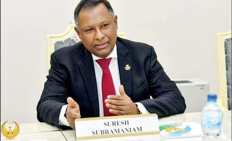 Former National Olympic Committee Chairman Suresh Subramaniam Passes Away