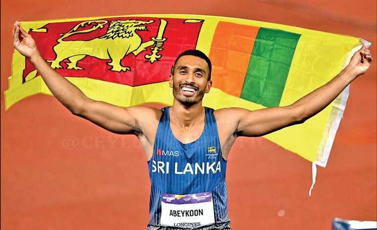 Sri Lankan Sprinter Yupun Abeykoon Announces Retirement from Athletics